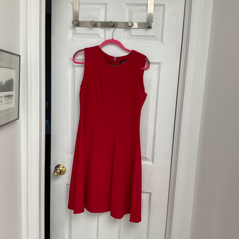 Tommy Hilfiger Red Sleeveless Dress